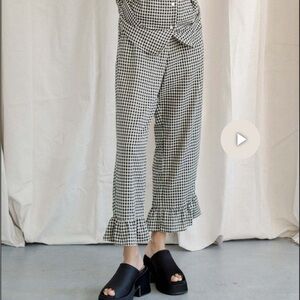 A Bronze Age Gingham Party Pants